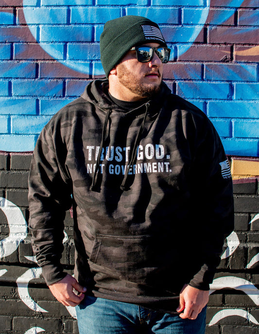 Trust God. Not Government. Black Camo