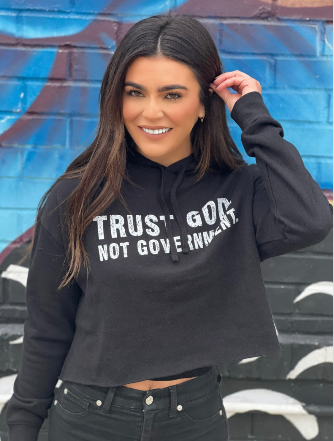 Women's Crop Hoodie